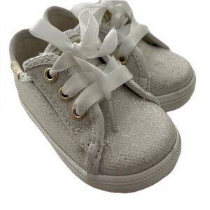 Keds Kids Sparkly Cream Sneakers